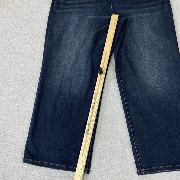 Kut From The Kloth Charlotte Fab Ab Culotte Jeans Women's 14W High Rise Stretch - Picture 14 of 16